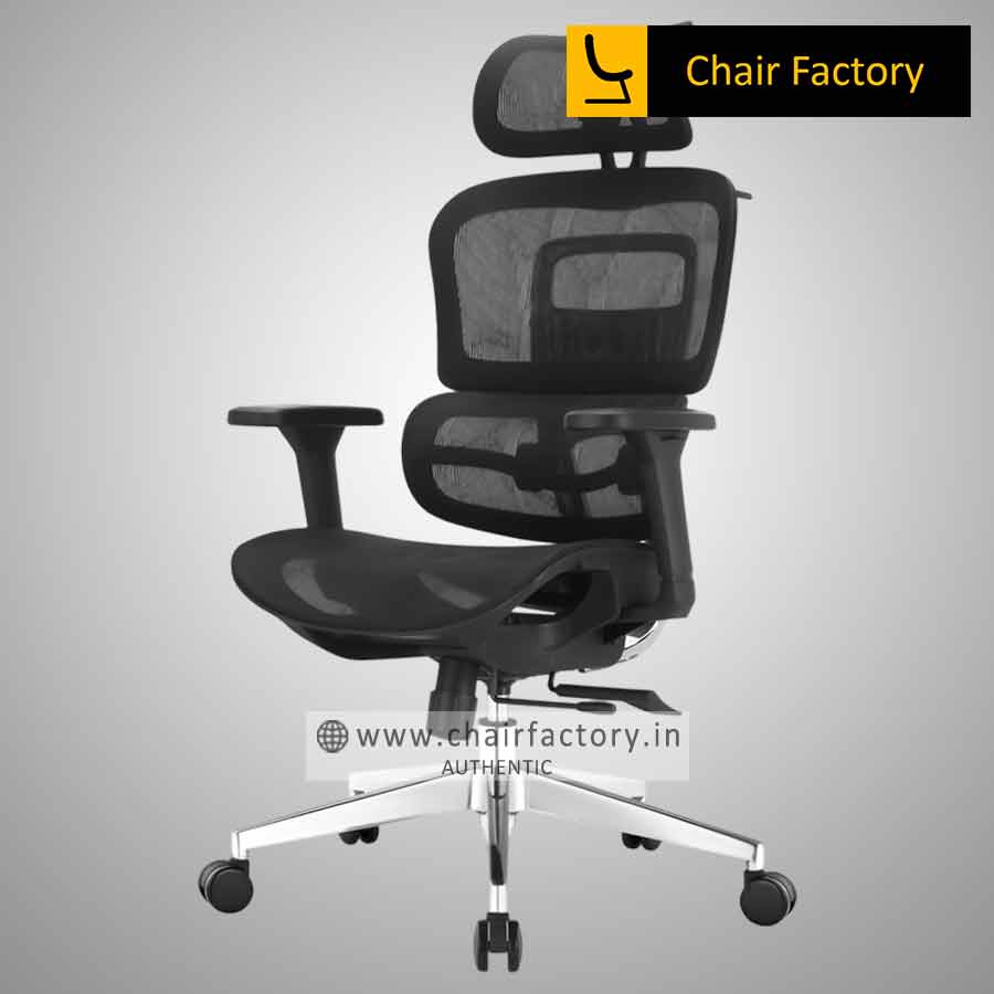 Black Concorde High End Ergonomic Office Chair